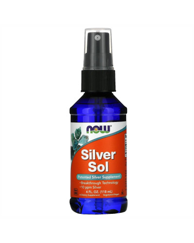 Колоїдне срібло, Silver Sol10 PPM Liquid - 4 fl.oz.