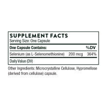 Селен (Л Селенометіонін), Selenium 200 mcg - 60 caps