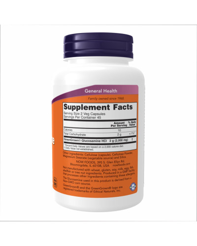 Глюкозамін, Veg Glucosamine 1000mg - 90 vcaps