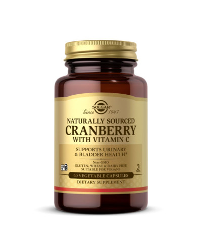Natural Cranberry with Vitamin C - 60 vcaps