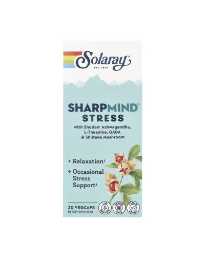 SharpMind Nootropics Stress - 30 vcaps