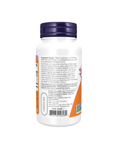 D-Mannose Urinary Support 500mg - 60 vcaps