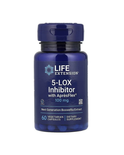Інгібітор 5-LOX (Босвелія), 5-LOX Inhibitor with AprèsFlex® 100 mg - 60 vcaps