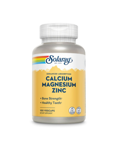 Кальцій з Магнієм і Цинком, Calcium Magnesium Zinc - 100 vcaps