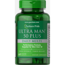 Вітаміни для чоловіків, Ultra Man™ 50 Plus - 60 Caplets
