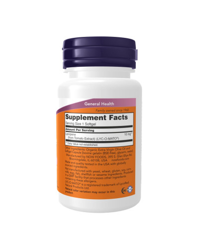 Lycopene 10 mg - 120 softgels