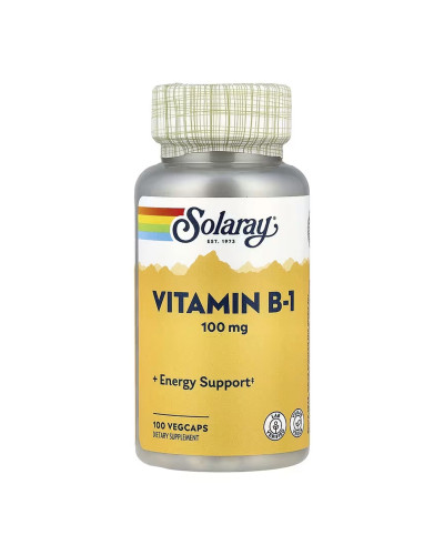 Вітамін Б1 (Тіамін), Vitamin B-1 100mg - 100 vcaps