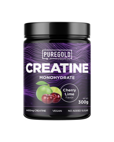 Креатин Моногідрат, Creatine Monohydrate - 300g Cherry Lime
