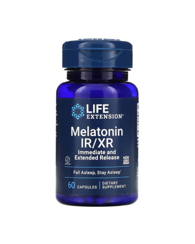 Мелатонін, Melatonin IR/XR - 60 caps