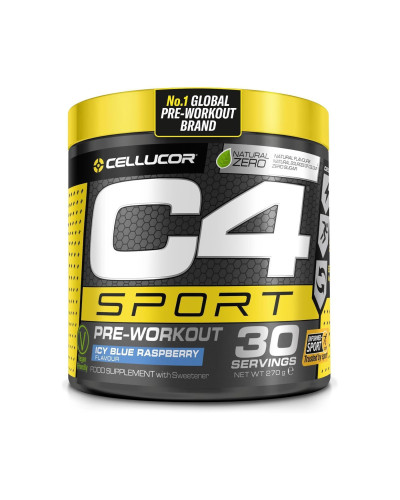 C4 Sport Pre-workout - 288g Ice Blue Raspberry