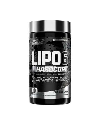 Жироспалювач, Lipo-6 HARDCORE - 60 caps