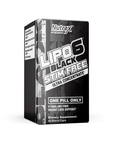 Жироспалювач, Lipo-6 Black UC Stim-Free - 60 caps