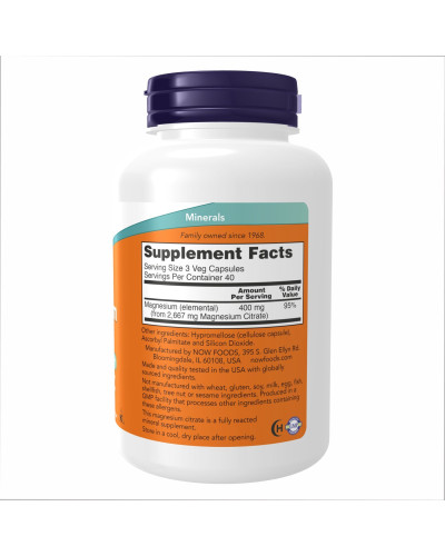 Магній Цитрат, Magnesium Citrate - 120 caps