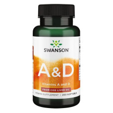 Вітамін А Д, Vitamin A D - 250 Sgels Per Bottle