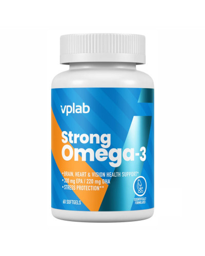 Омега-3, Strong Omega 3 - 60 softgels