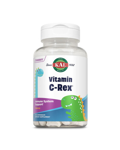 Вітамін С для дітей, C-Rex 100mg - 100 chewable Orange