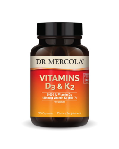 Вітамін Д3 з К2, Vitamins D3 & K2 - 30 caps