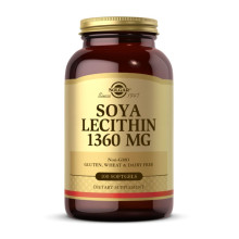 Соєвий лецитин, Lecithin 1360mg (Natural Soya) - 180 softgels