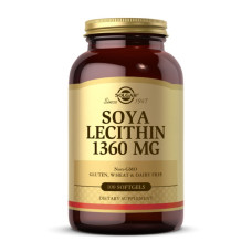 Соєвий лецитин, Lecithin 1360mg (Natural Soya) - 180 softgels