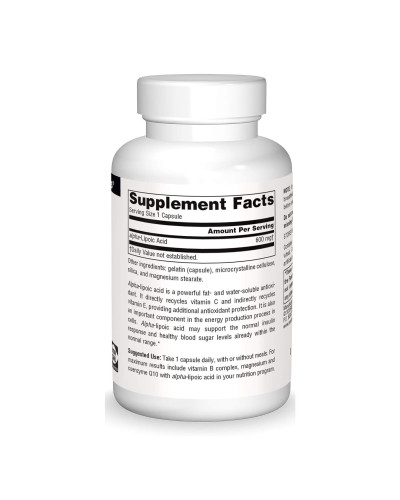 Alpha Lipoic Acid 600mg - 30 caps