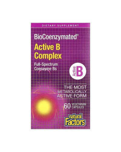 BioCoenzymated Active B Complex - 60 caps