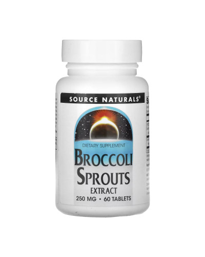 Екстракт паростків броколі, Broccoli Sprouts Extract 250mg - 60 tabs