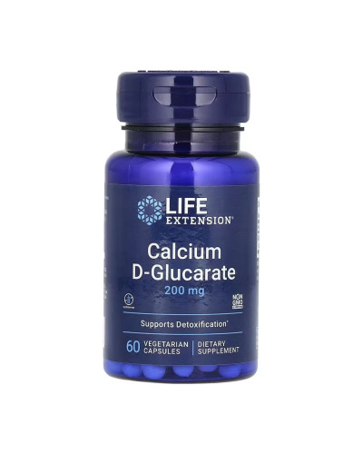 Кальцій Д-Глюкарат, Calcium D-Glucarate 200mg - 60 vcaps