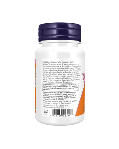 Спокій та концентрація, Calm & Focus with Zembrin® & GABA - 60 vcaps