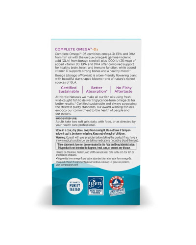 Complete Omega-D3 - 60 softgels