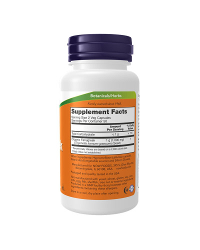 Fenugreek 500mg - 100 vcaps