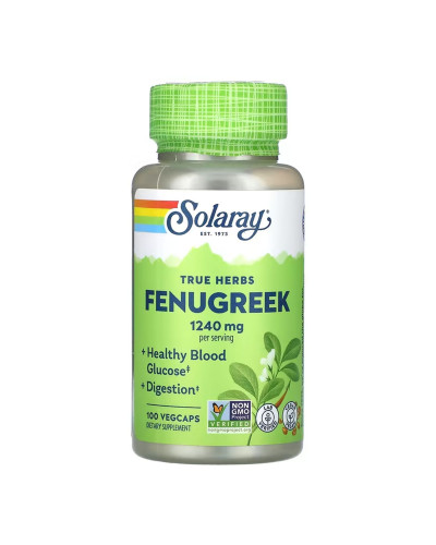 Насіння Пажитника, Fenugreek Seed 620mg - 100 vcaps