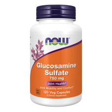 Глюкозамін, Glucosamine Sulfate 750mg - 120 veg caps