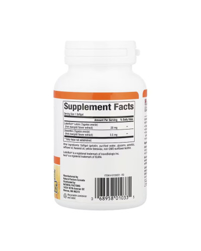 Lutein 20mg - 120 softgels
