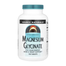 Магній, Magnesium Glycinate - 180 tabs