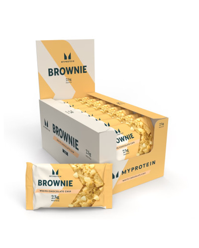 Protein Brownie - 12x75g White Chocolate