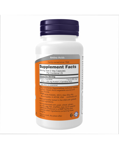 Acetyl L-Carnitine 500mg - 200 vcaps