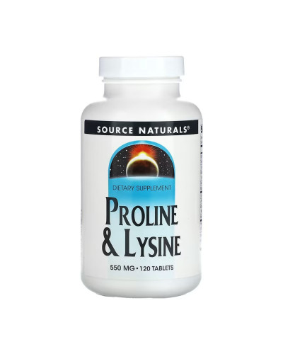 Proline & Lysine 550 mg - 120 tabs