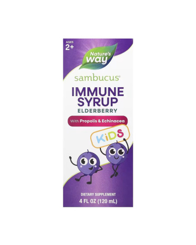 Дитячий сироп для імунітету, Sambucus Immune Syrup For Kids - 4 oz