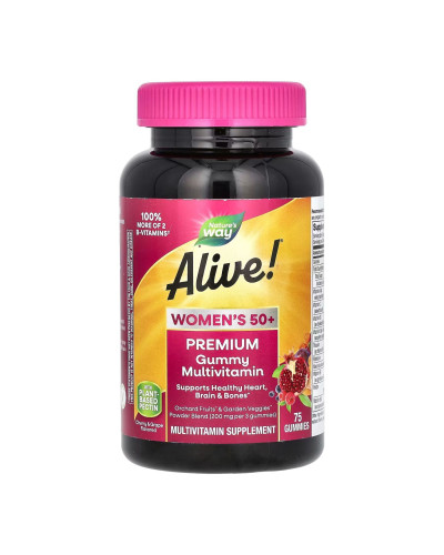 Мультивітаміни, Women's 50+ Premium Gummies Multivitamin - 75 gummies