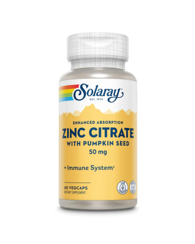Zinc Citrate 50mg - 60 vcaps (Пошкоджена банка)