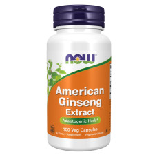Американський женьшень, American Ginseng 500mg - 100 vcaps