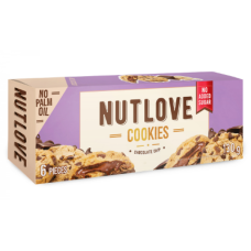 Печиво без цукру, Nutlove Cookies -130g Chocolate Chip