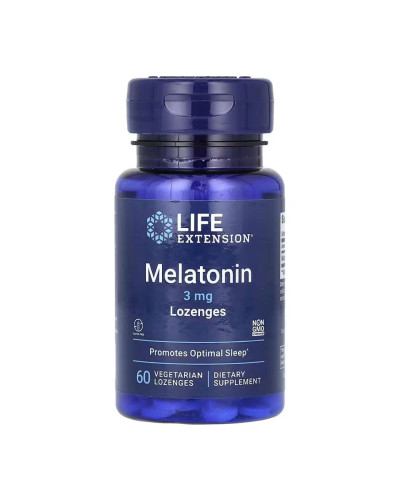 Мелатонін, Melatonin 3mg - 60 vegetarian lozenges