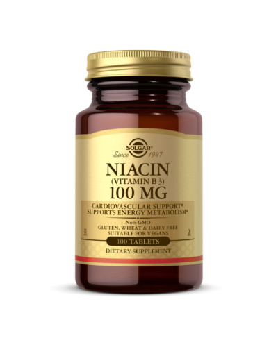Niacin (Vitamin B3) 100mg - 100 tabs