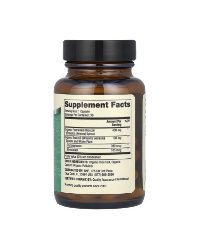 Organic Fermented Broccoli Sprouts - 30 caps