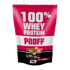Протеїн, 100% Whey Protein Proff - 500g Strawberry