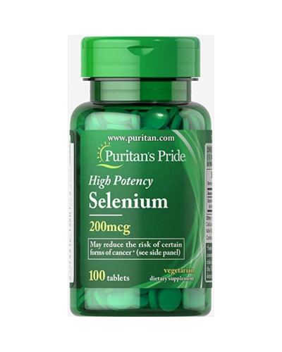 Селен, Selenium 200mg -100tabs