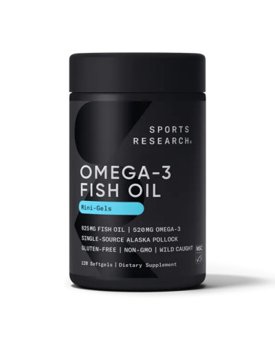 Omega-3 Fish Oil Alaska 625mg - 120 softgels