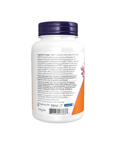 Підтримка серцево-судинної системи, Clinical Cardio - 90 vcaps