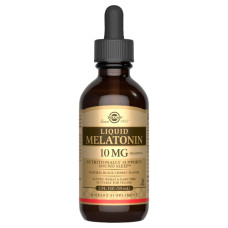 Мелатонін, Liquid Melatonin 10 mg - 59 ml Natural Black Cherry